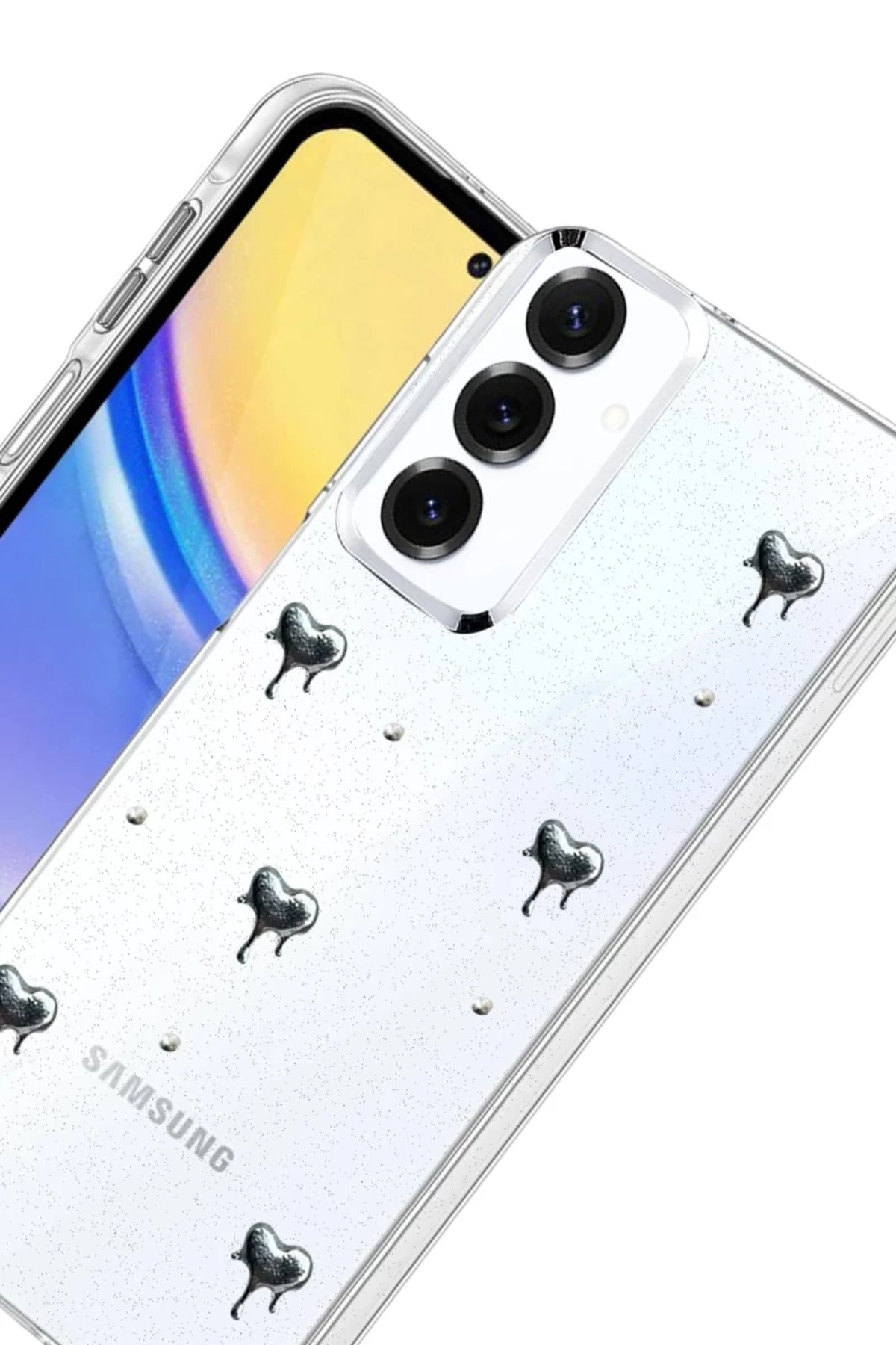 Samsung Galaxy S25 Uyumlu Fiyonk Desenli Kapak - Desen 1