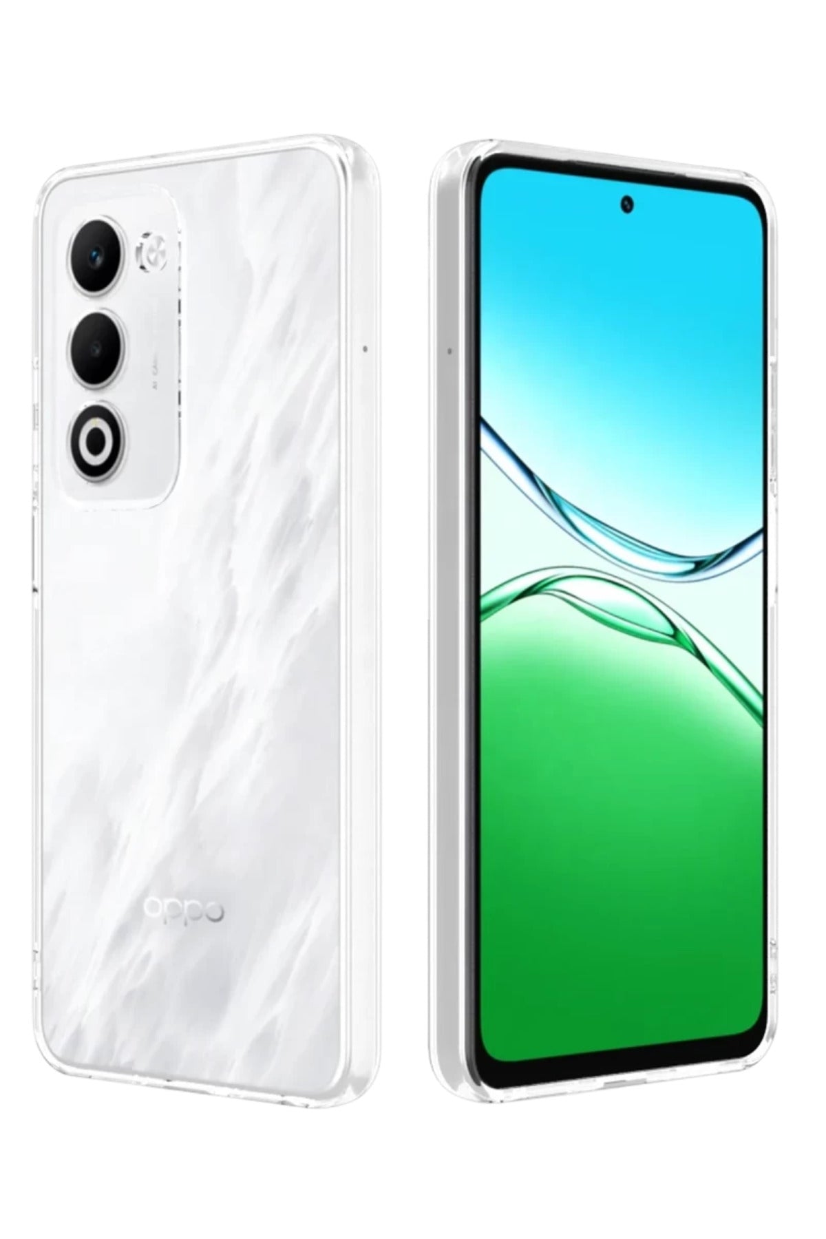 Oppo A5 4G Uyumlu Lüx Şeffaf Silikon - Şeffaf
