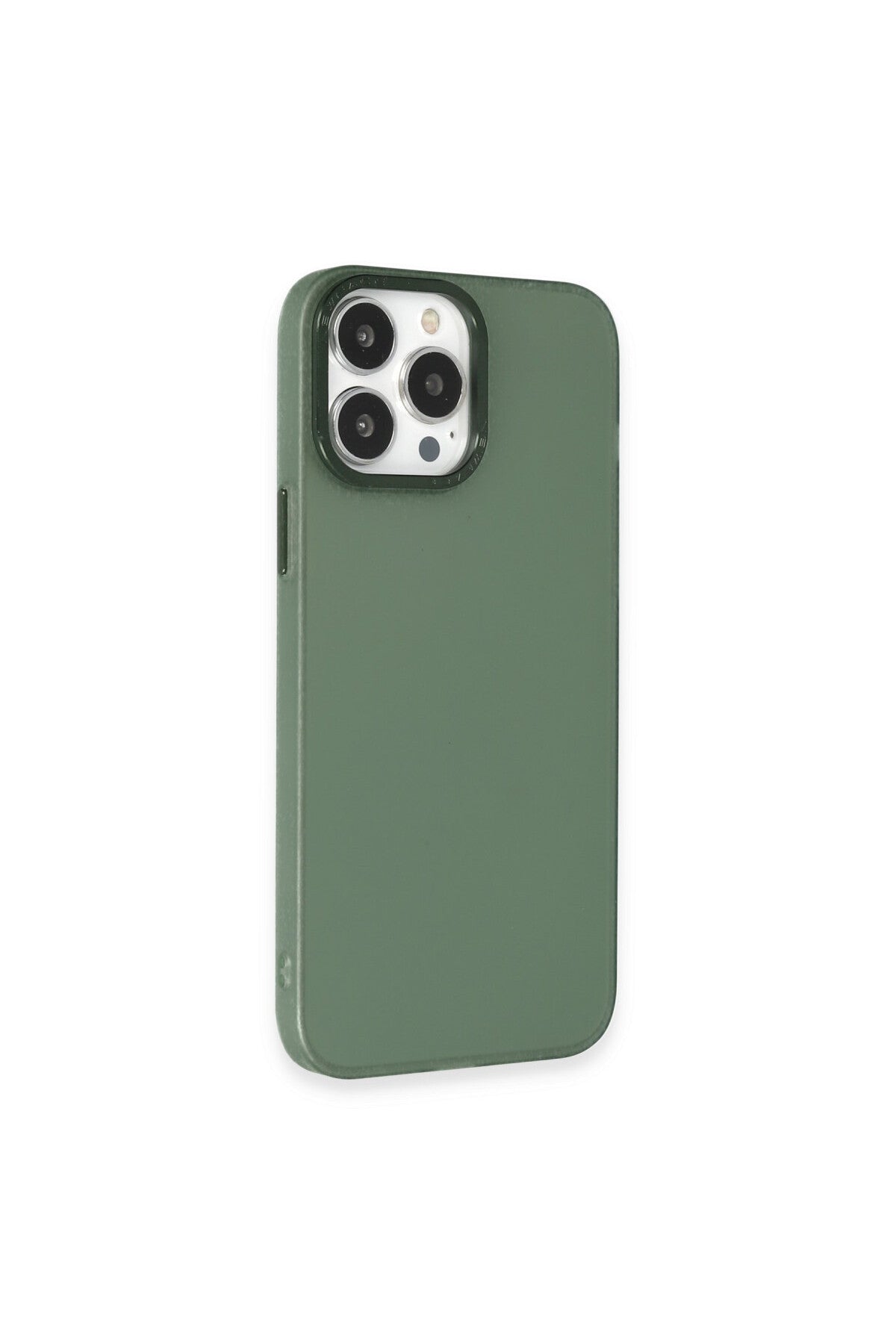 Apple iPhone 14 Pro Max Uyumlu Kılıf Modos Metal Kapak - Koyu Yeşil