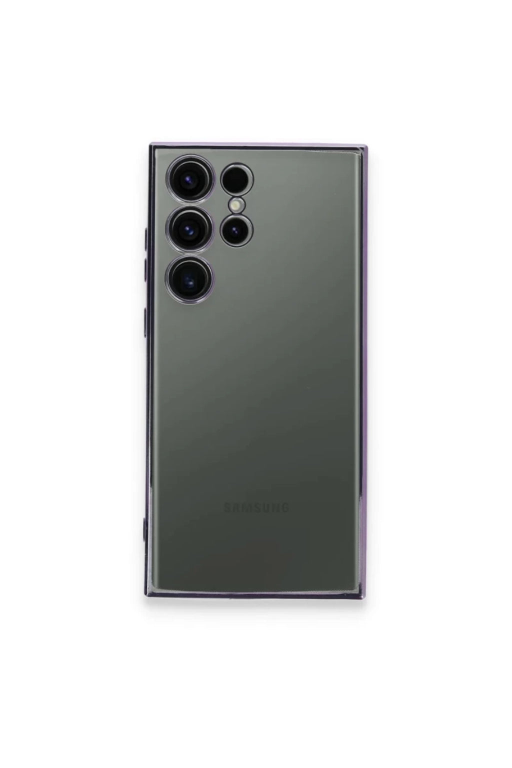 Samsung Galaxy S24 Ultra Uyumlu Kılıf Lensli Silikon - Siyah