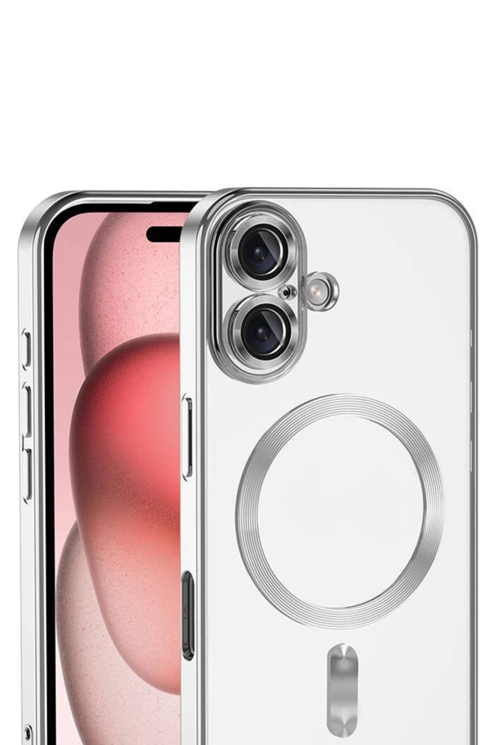 Apple iPhone 17 Uyumlu Kross Magneticsafe Kapak - Gümüş