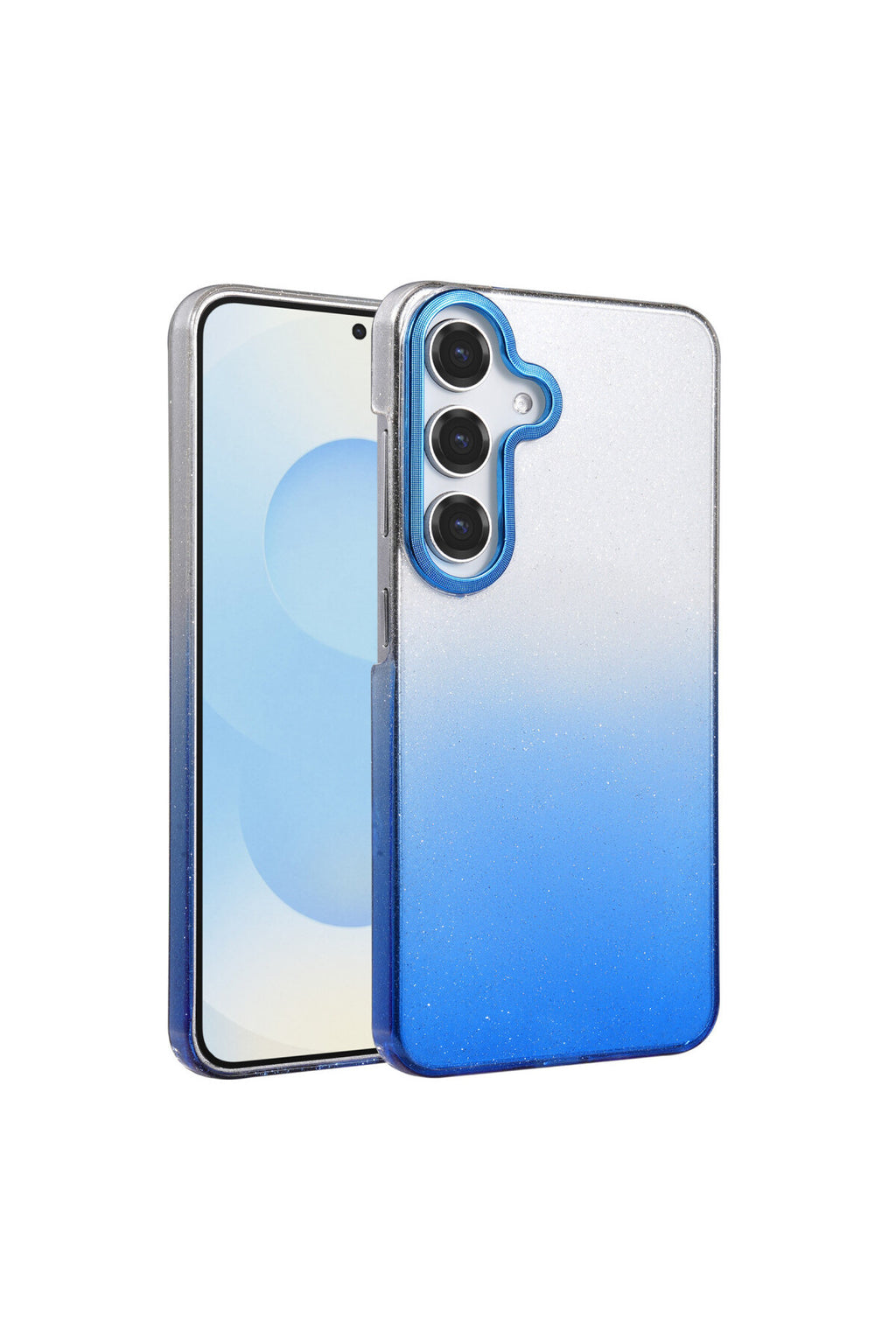 Samsung Galaxy A25 5G Uyumlu Glossy Kapak - Mavi