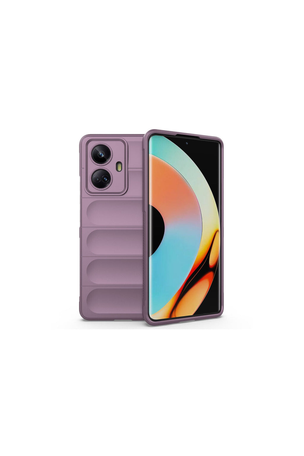 Realme 10 Pro 5G Uyumlu Kılıf Optimum Silikon - Mor
