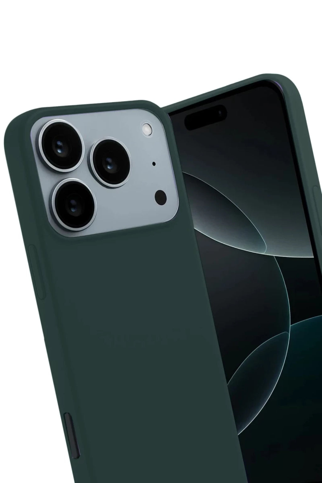 Apple iPhone 17 Pro Max Uyumlu First Silikon - Koyu Yeşil