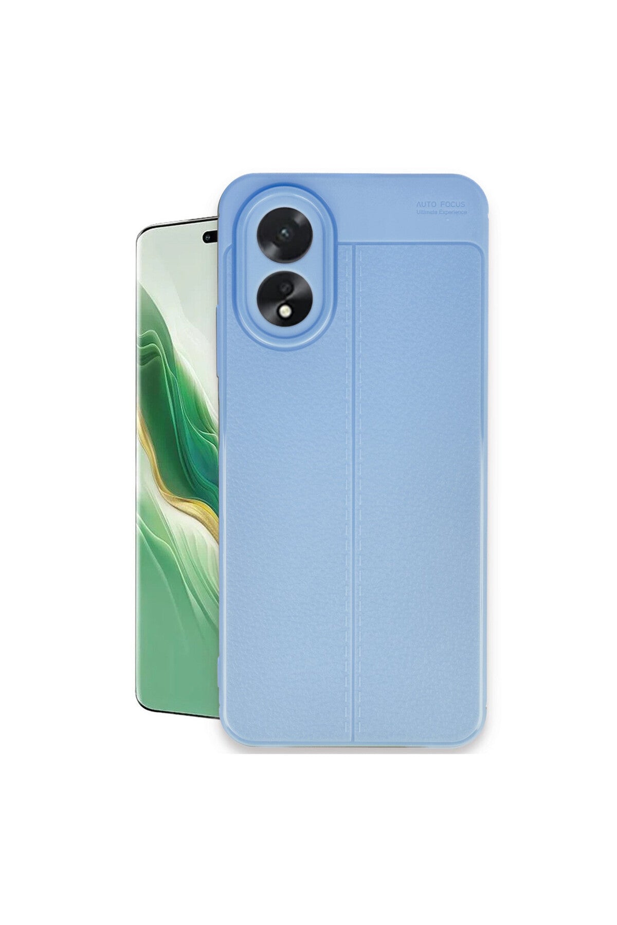 Oppo A38 Uyumlu Kılıf Auto Focus Kapak - Mavi