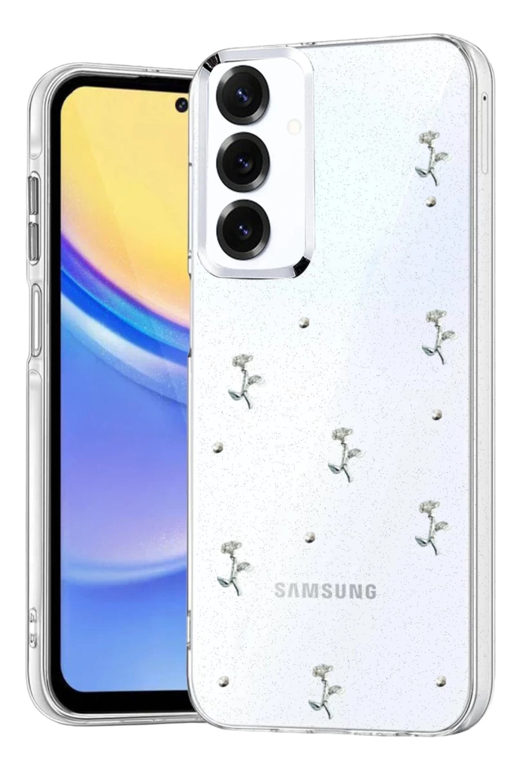 Samsung Galaxy S23 FE Uyumlu Fiyonk Desenli Kapak - Desen 4