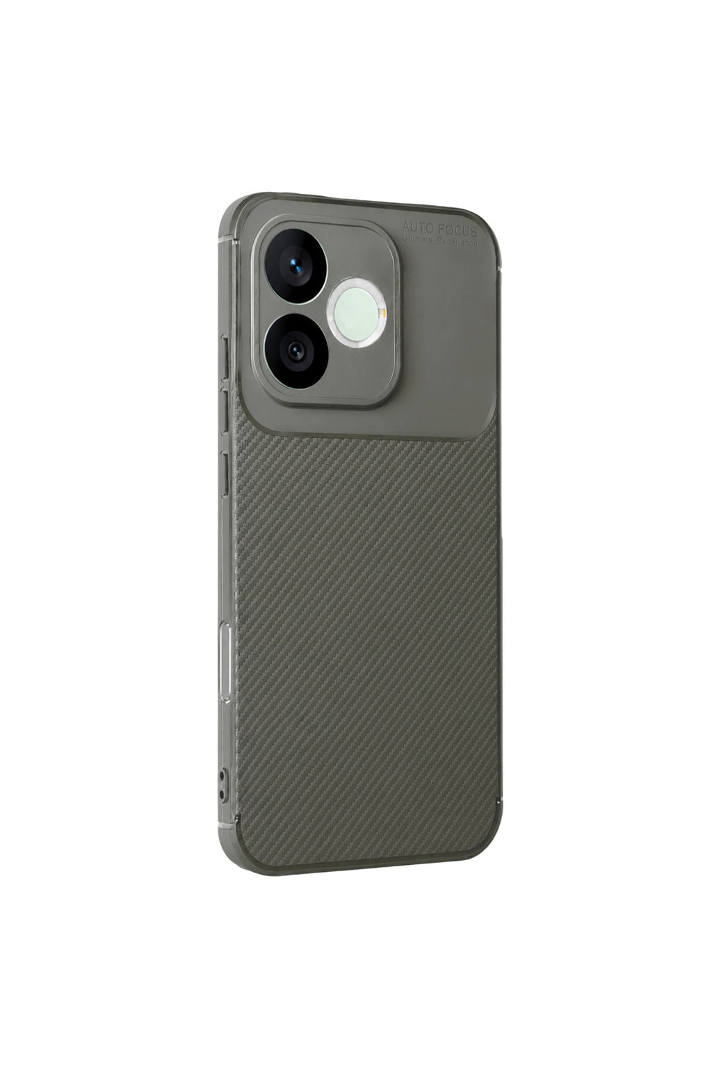 Huawei Honor 600 Lite Uyumlu Auto Focus Karbon Kapak - Gri