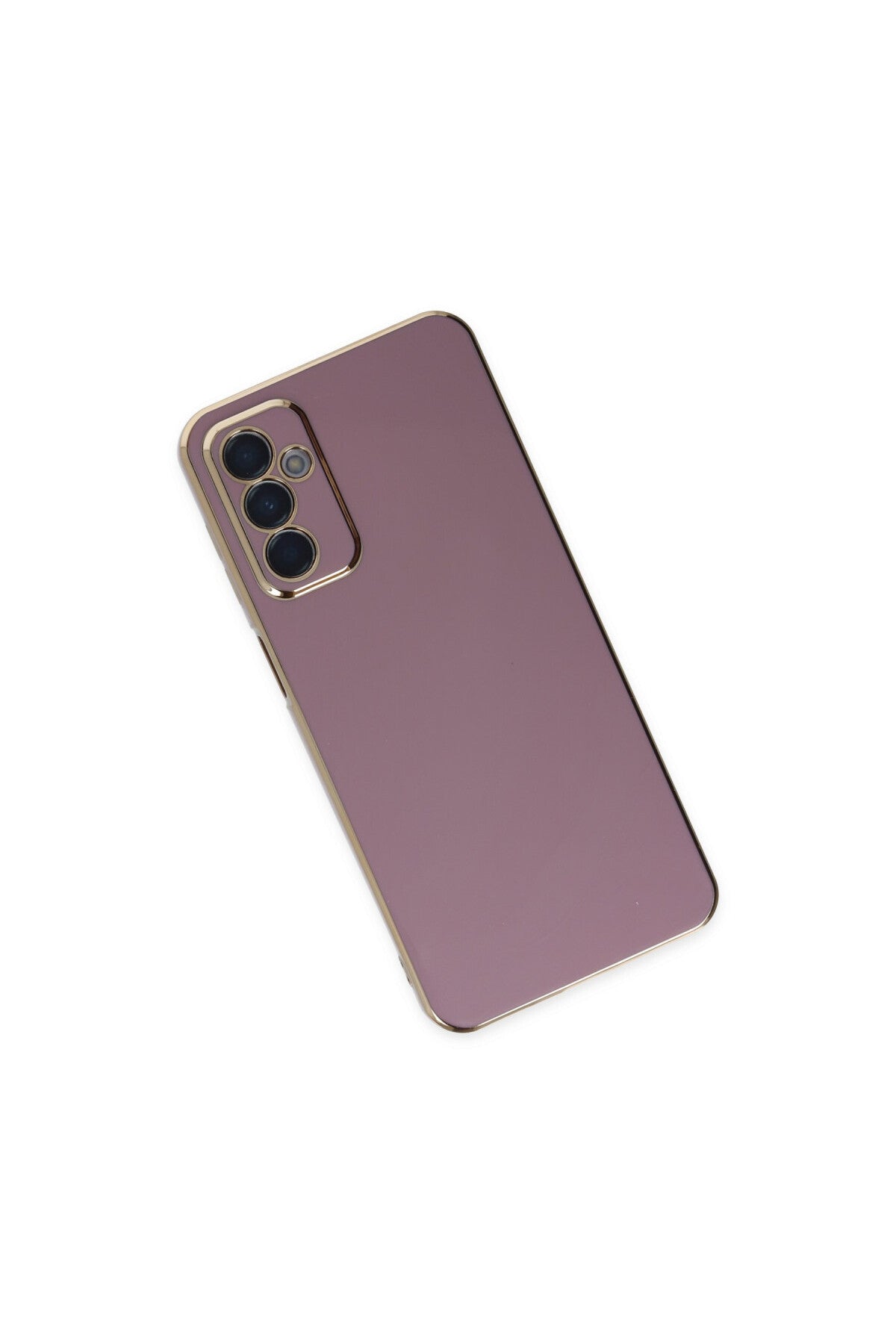 Samsung Galaxy M23 Uyumlu Kılıf Volet Silikon - Mor