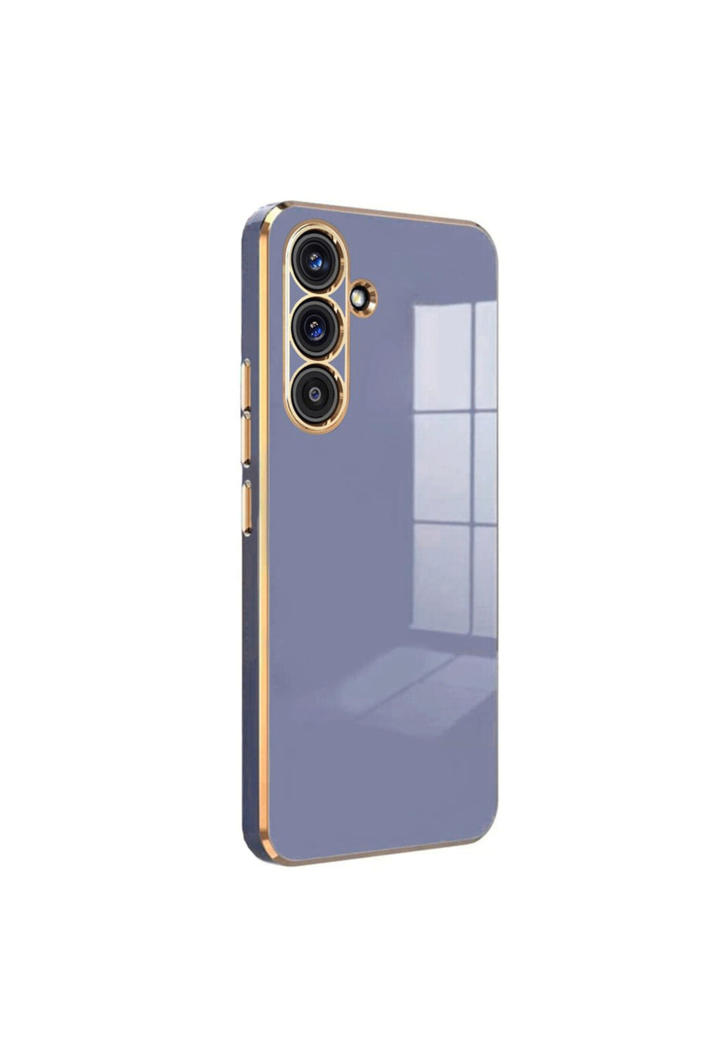 Samsung Galaxy A24 4G Uyumlu Kılıf Volet Silikon - Mavi