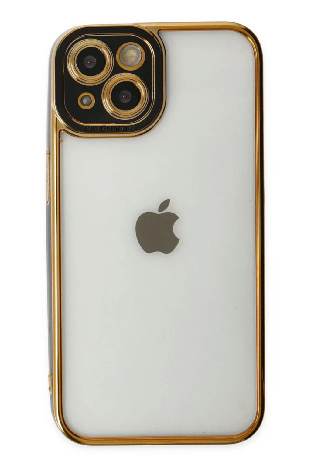 Apple iPhone 14 Plus Uyumlu Kılıf Liva Lens Silikon - Siyah