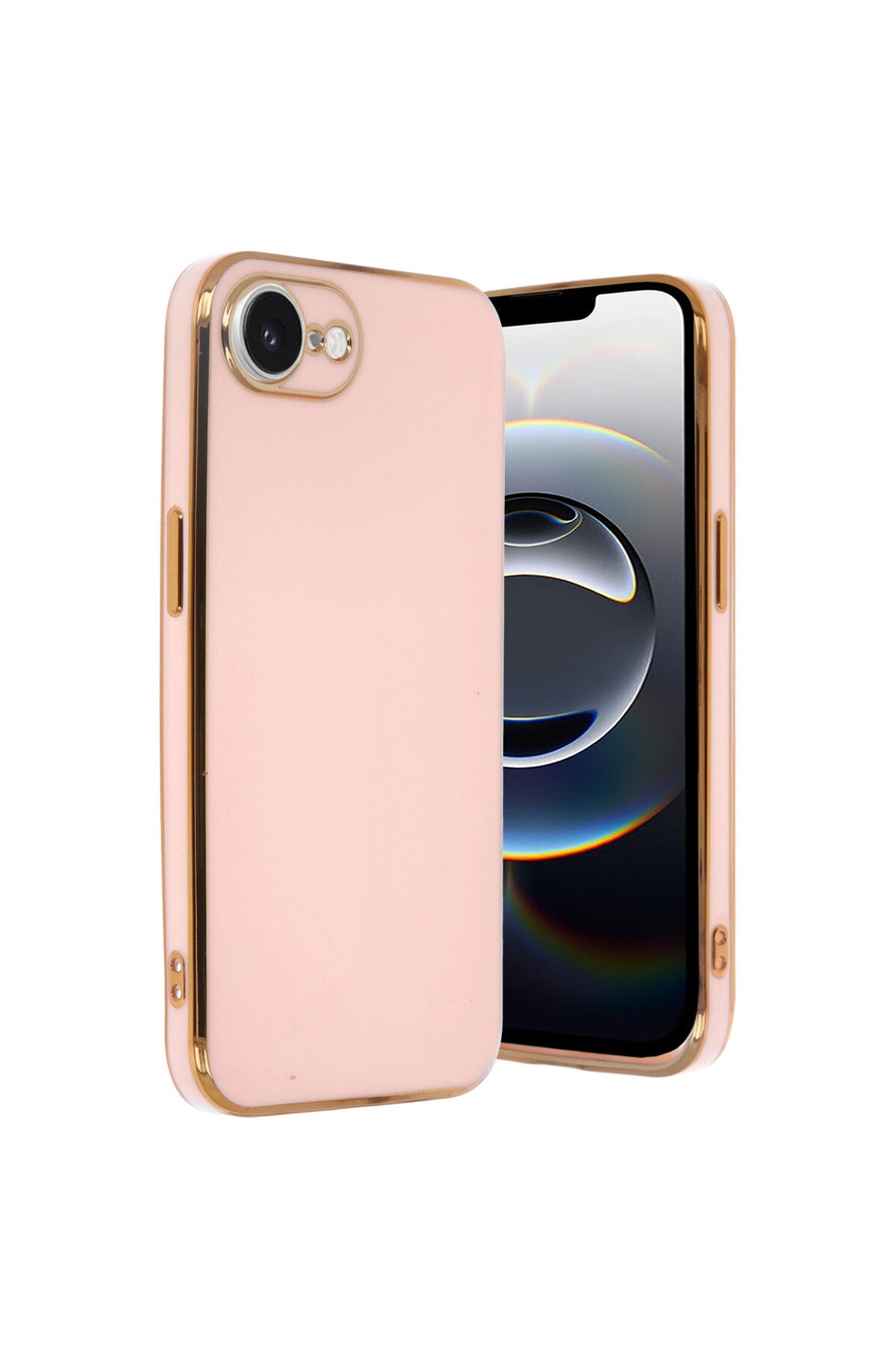Apple iPhone 16E Uyumlu Kılıf Volet Silikon - Pembe