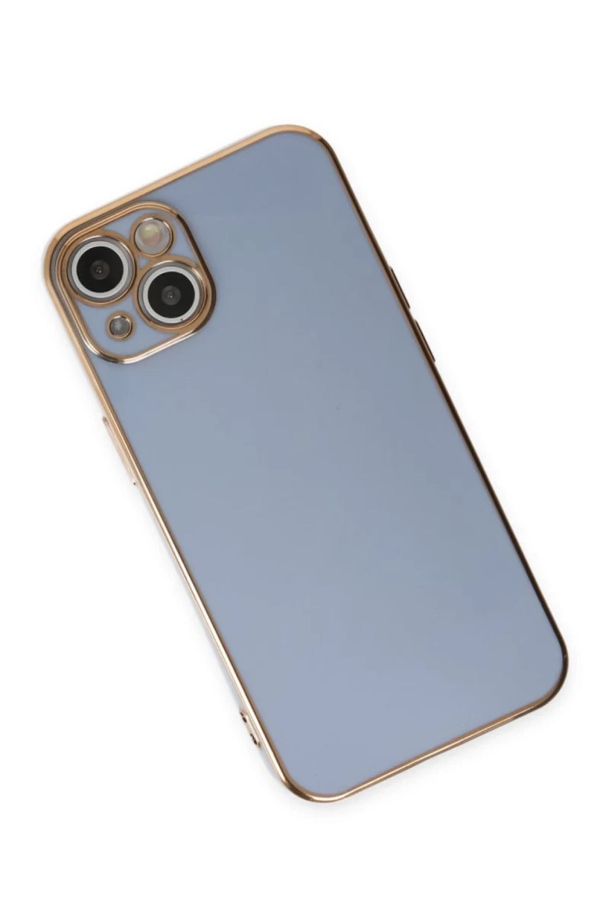Apple iPhone 15 Uyumlu Kılıf Volet Silikon - Mavi