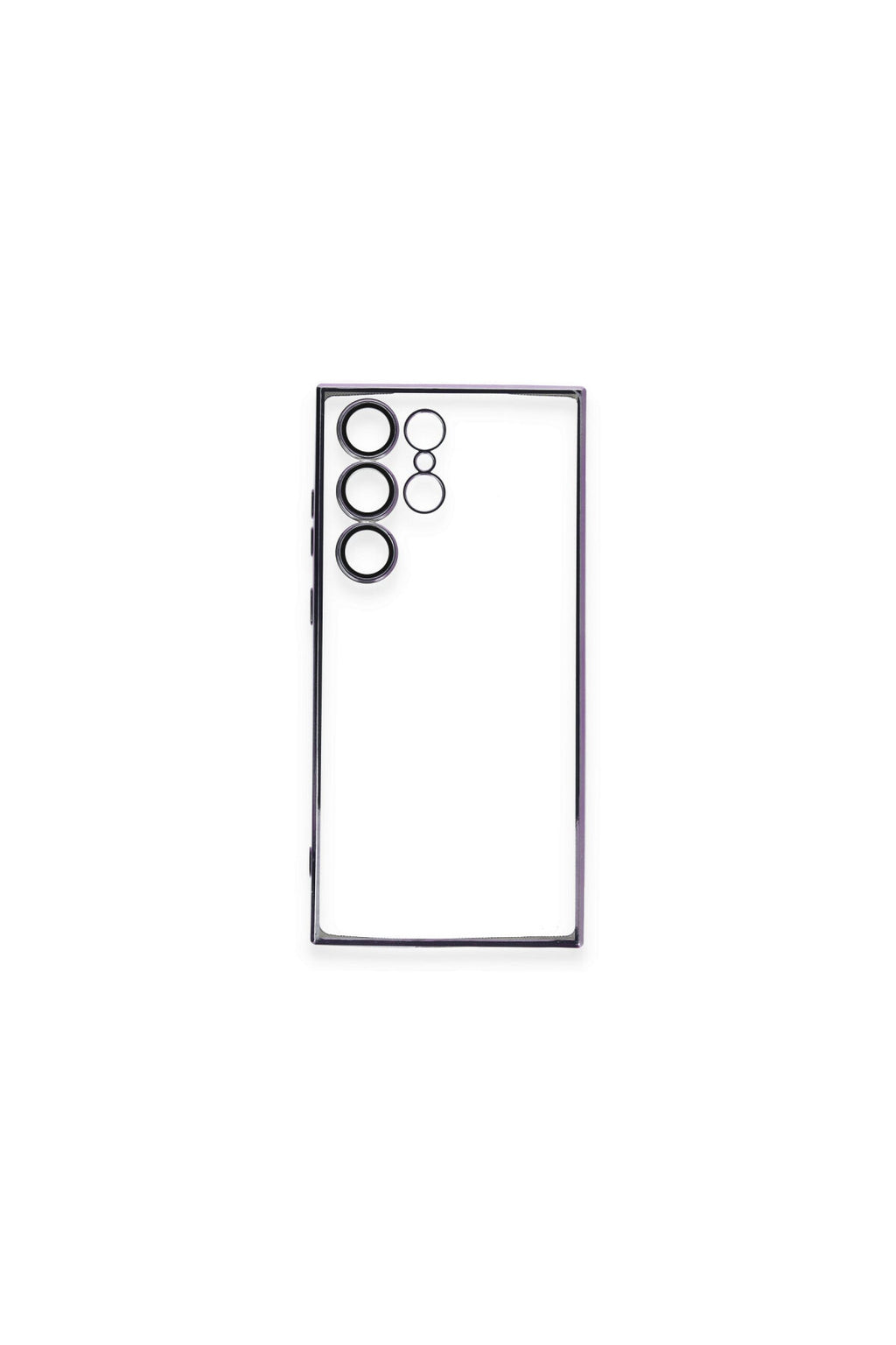 Samsung Galaxy S24 Ultra Uyumlu Kılıf Lensli Silikon - Siyah