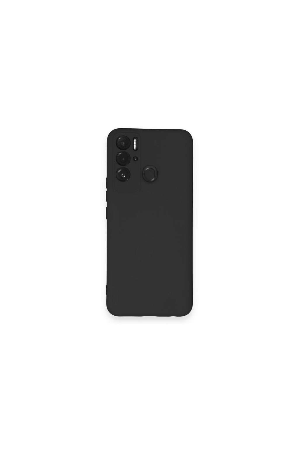 Tecno Pova Neo Kılıf Nano içi Kadife Silikon - Siyah