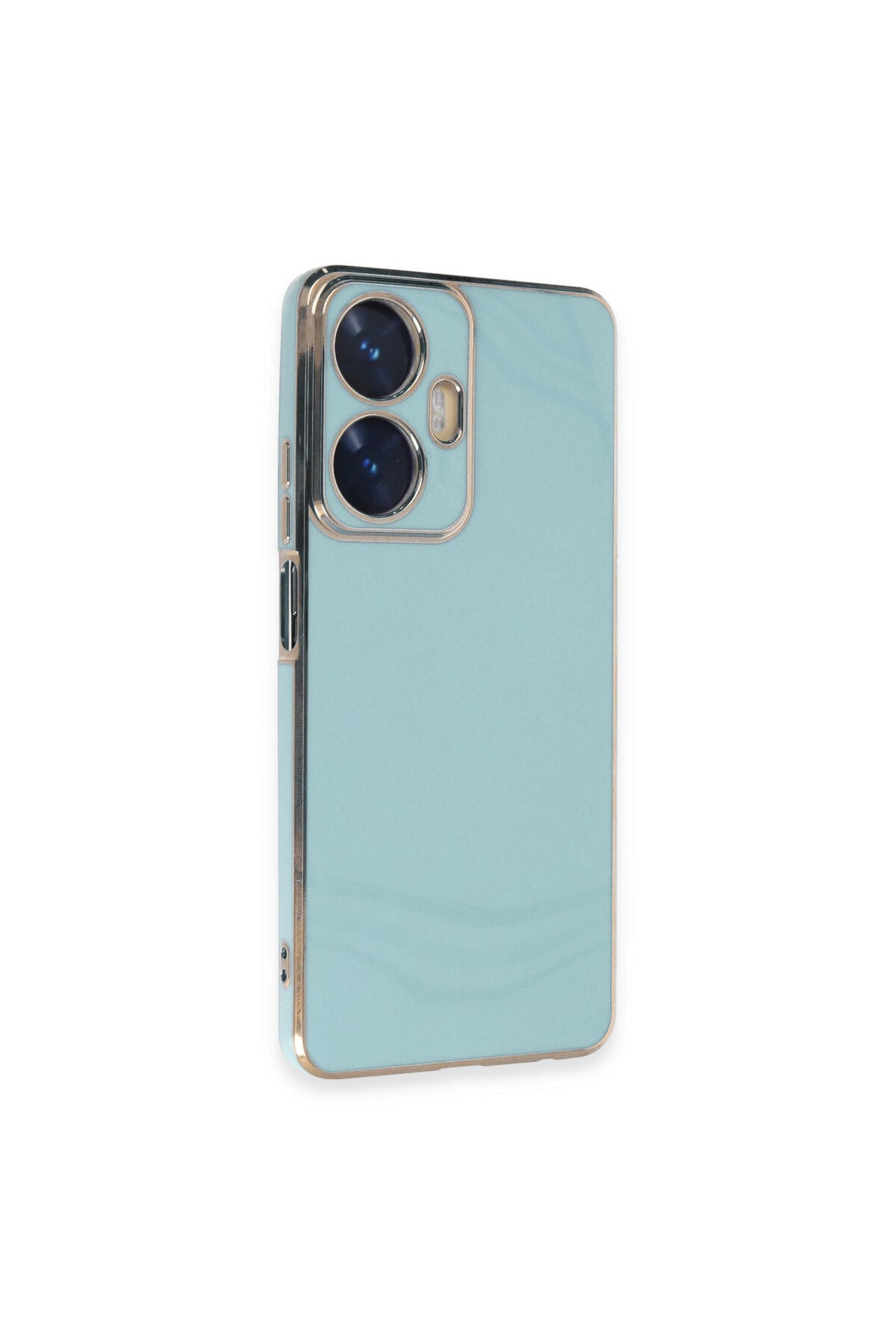 Realme C55 Uyumlu Kılıf Volet Silikon - Açık Yeşil