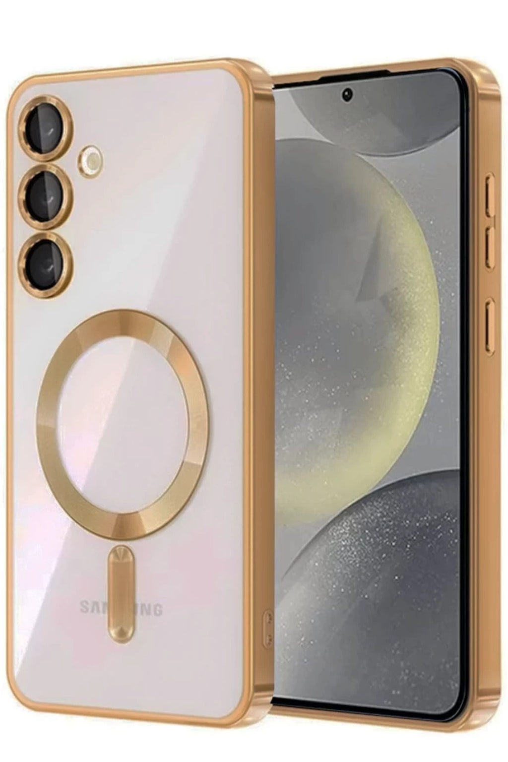 Samsung Galaxy A54 5G Uyumlu Kross Magneticsafe Kapak - Çöl Titanyum