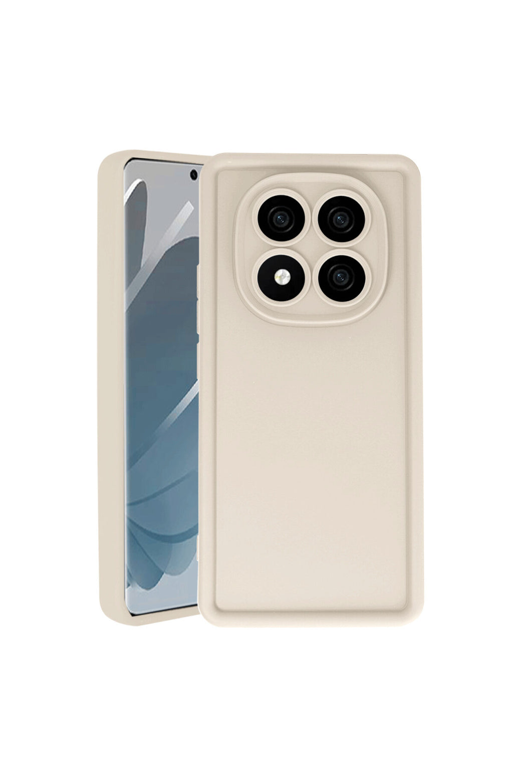 Xiaomi Redmi Note 14 Pro 5G Uyumlu Kılıf Viera Silikon - Krem
