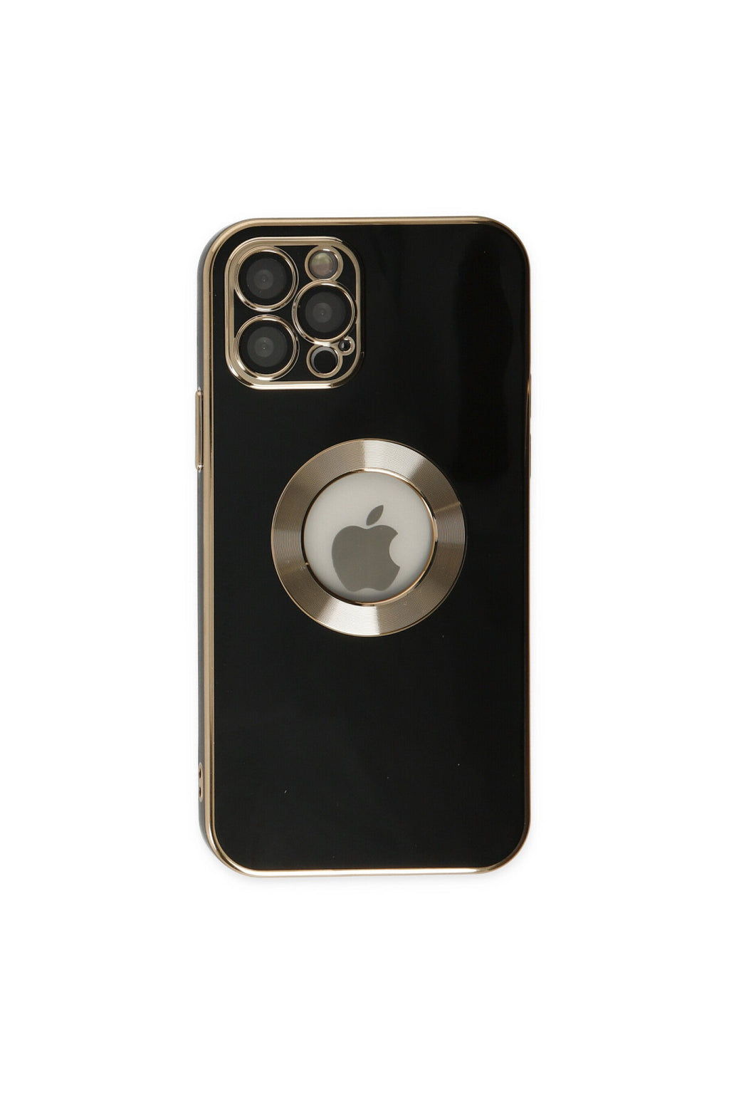Apple iPhone 12 Pro Uyumlu Kılıf Store Silikon - Siyah
