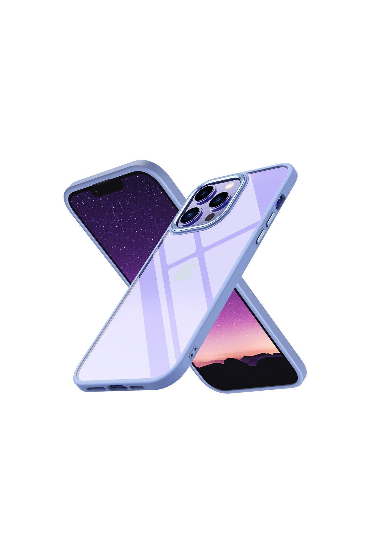 Apple iPhone 14 Pro Max Uyumlu Kılıf Power Silikon - Lila