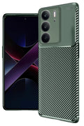 Realme C75 4G Uyumlu Auto Focus Karbon Kapak - Koyu Yeşil