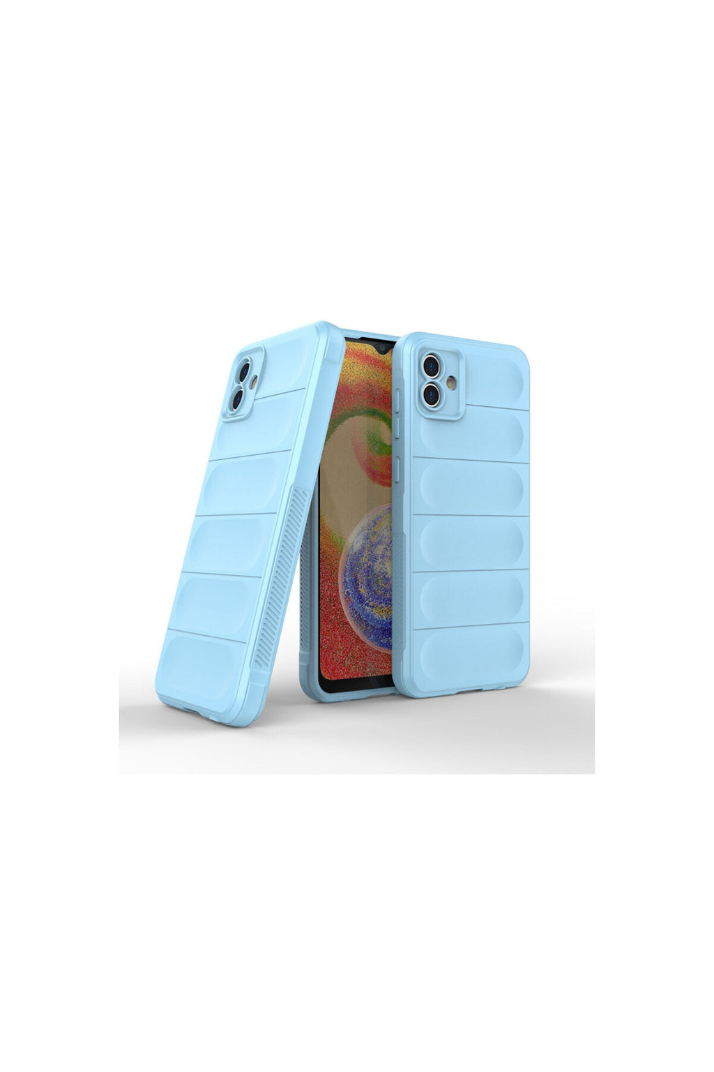 Samsung Galaxy A04 Uyumlu Kılıf Optimum Silikon - Sky Blue