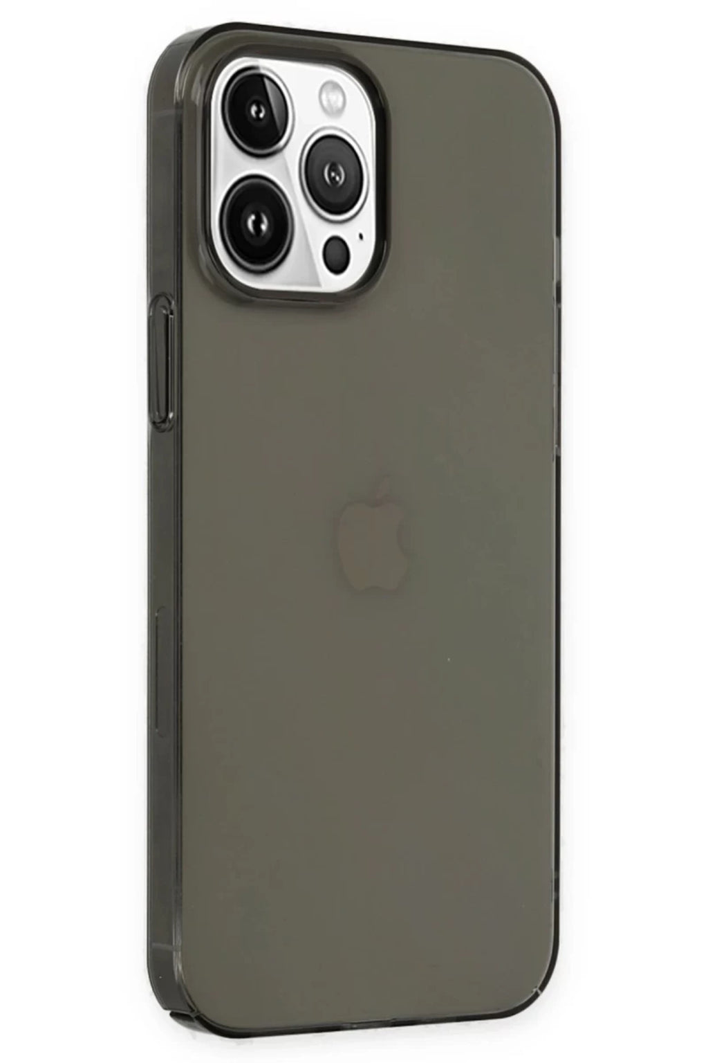 Apple iPhone 14 Pro Uyumlu Kılıf Pc Sert Şeffaf Kapak - Siyah