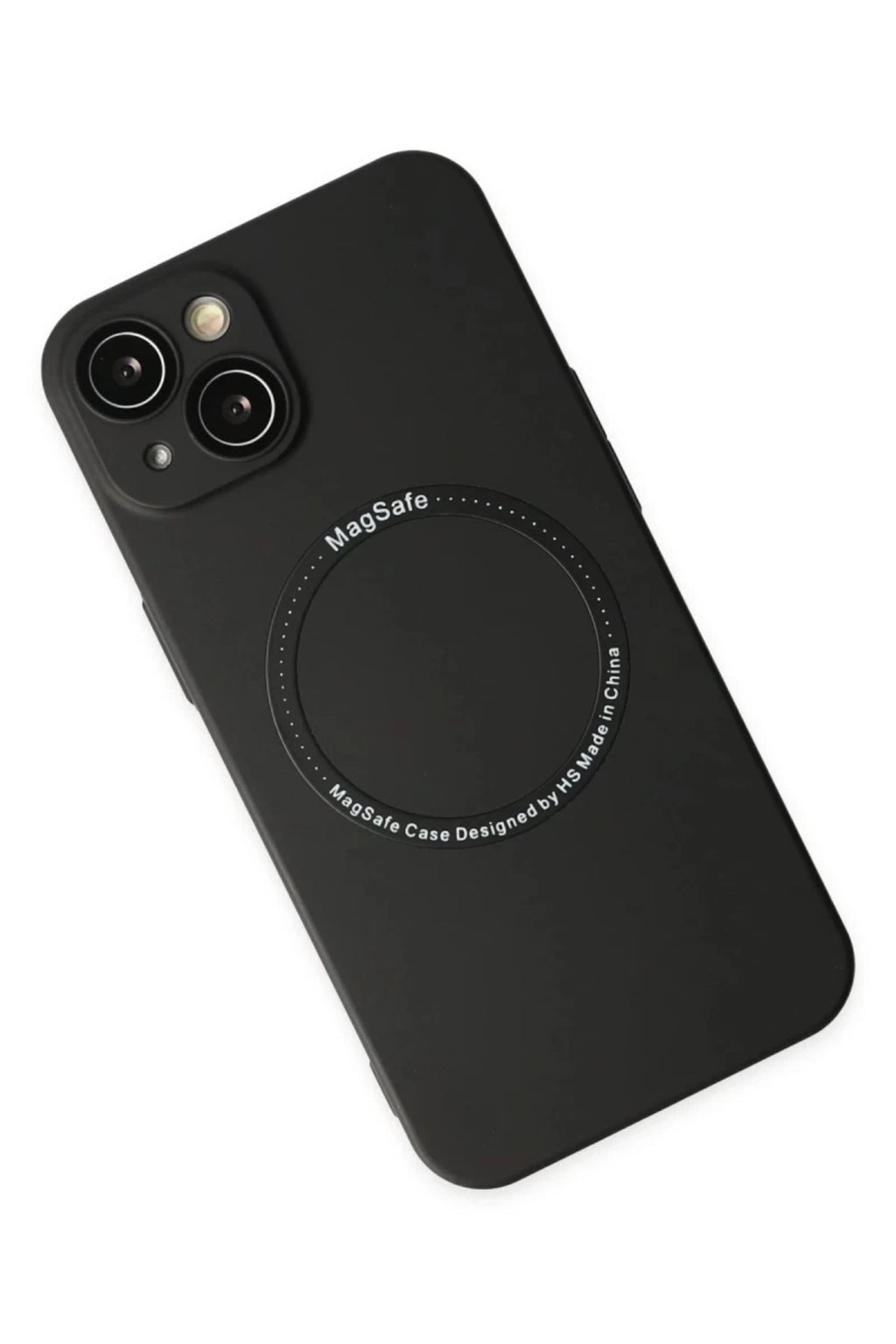 Apple iPhone 14 Plus Uyumlu Kılıf Jack Magneticsafe Lens Silikon - Siyah