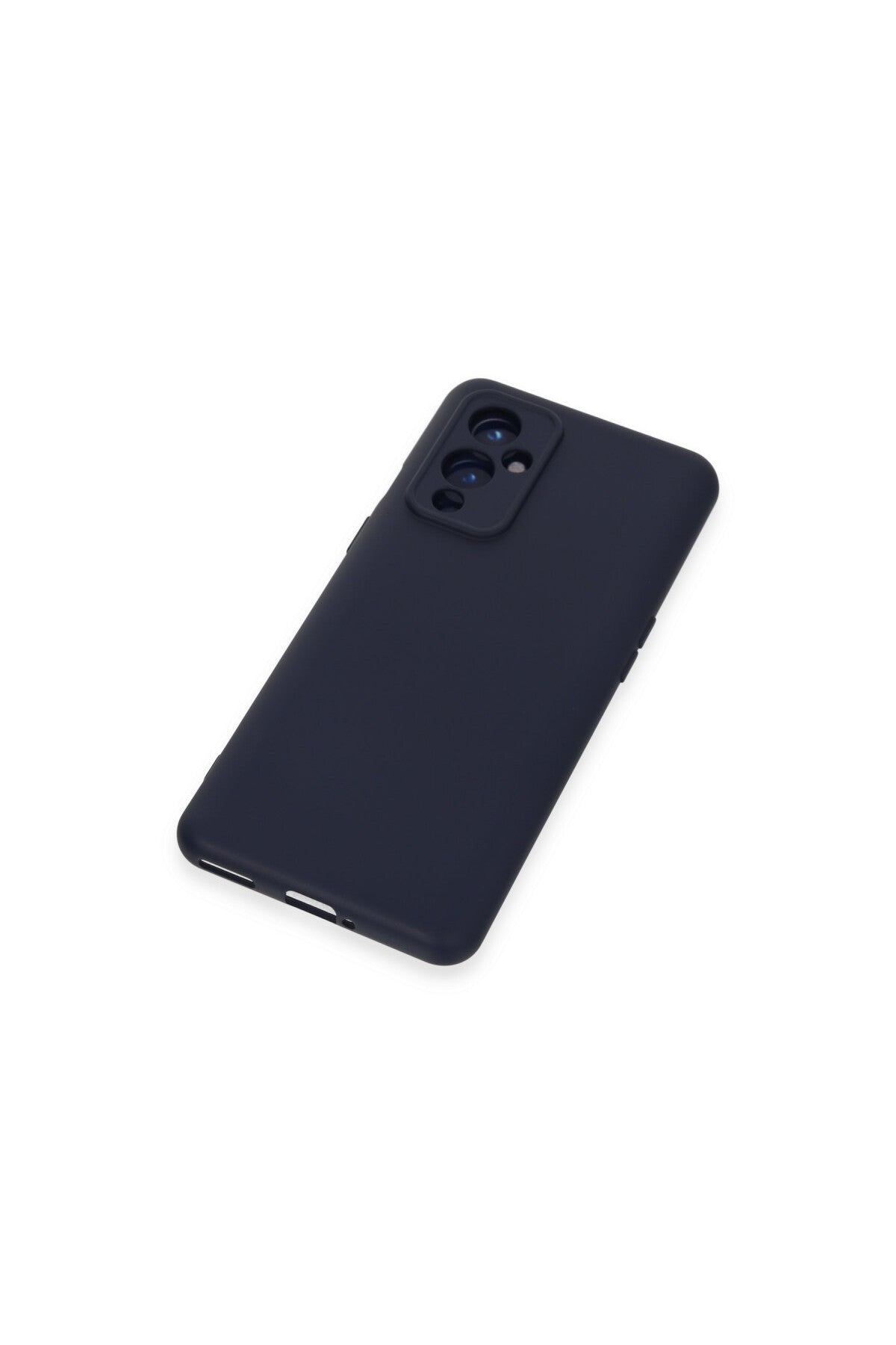 One Plus 9 Kılıf Nano içi Kadife Silikon - Lacivert