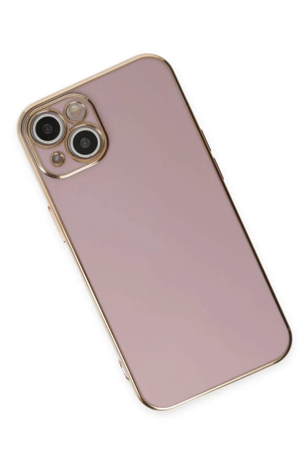 Apple iPhone 15 Uyumlu Kılıf Volet Silikon - Mor