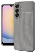 Samsung Galaxy A17 5G Uyumlu Auto Focus Karbon Kapak - Gri