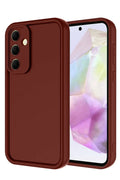 Samsung Galaxy A17 5G Uyumlu Viera Silikon - Bordo