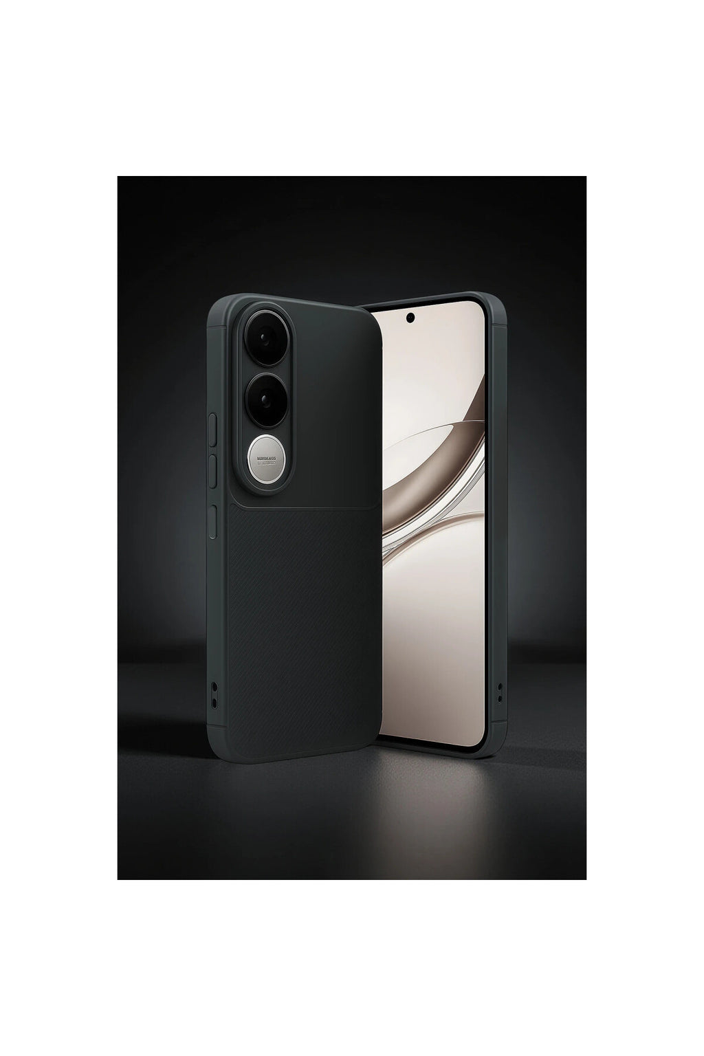 Vivo V50 Lite 4G Uyumlu Auto Focus Karbon Kapak - Gri
