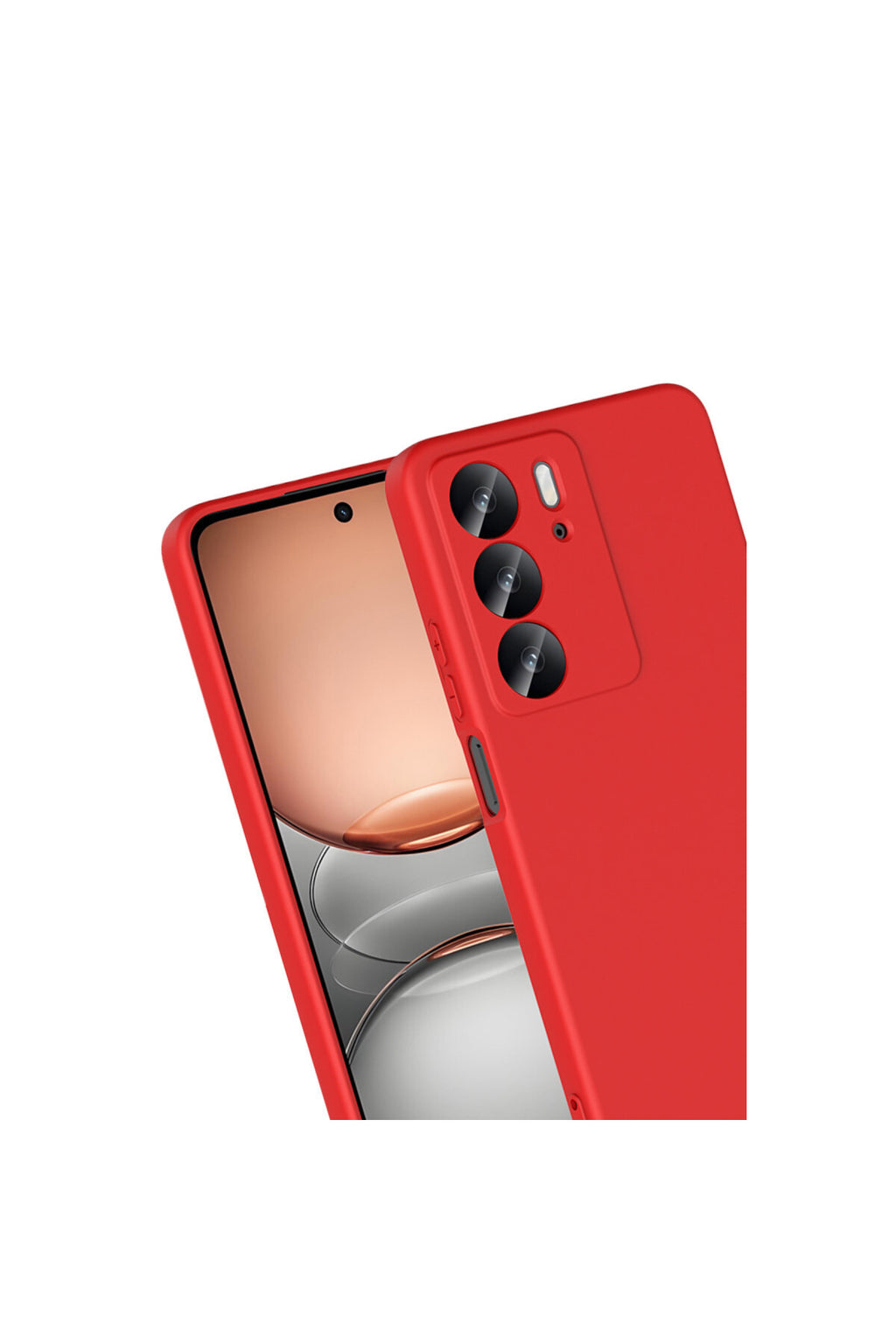 Realme C75 4G Uyumlu First Silikon - Kırmızı