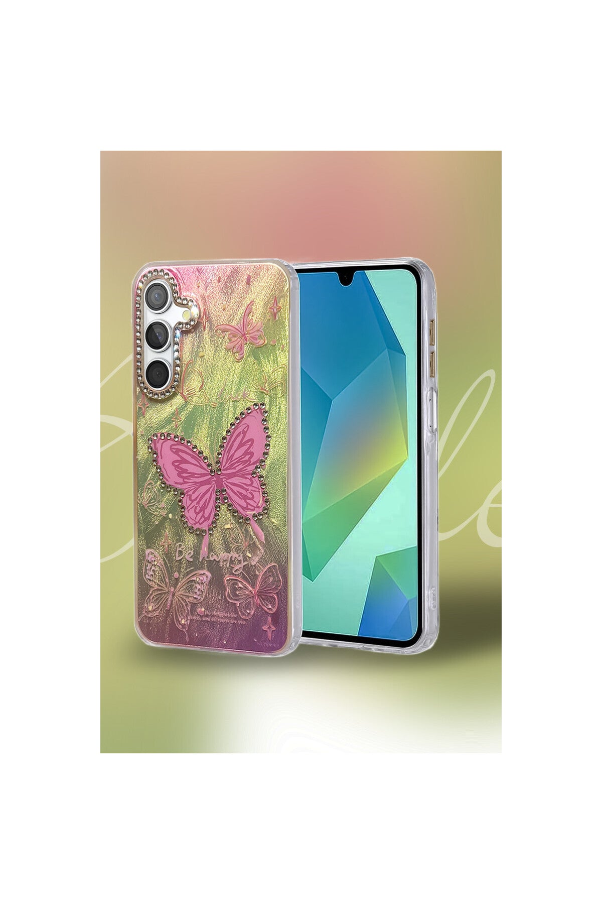 Samsung Galaxy S25 Plus Uyumlu Kılıf Blade Aynalı Desenli Kapak - Desen 8