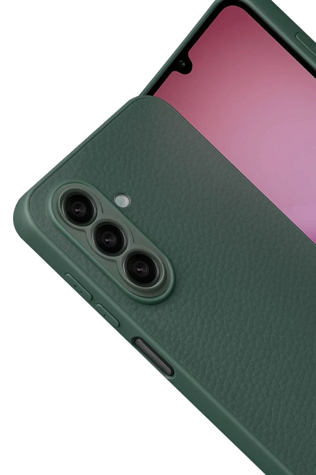 Samsung Galaxy A17 5G Uyumlu Thermax Silikon Kılıf - Koyu Yeşil