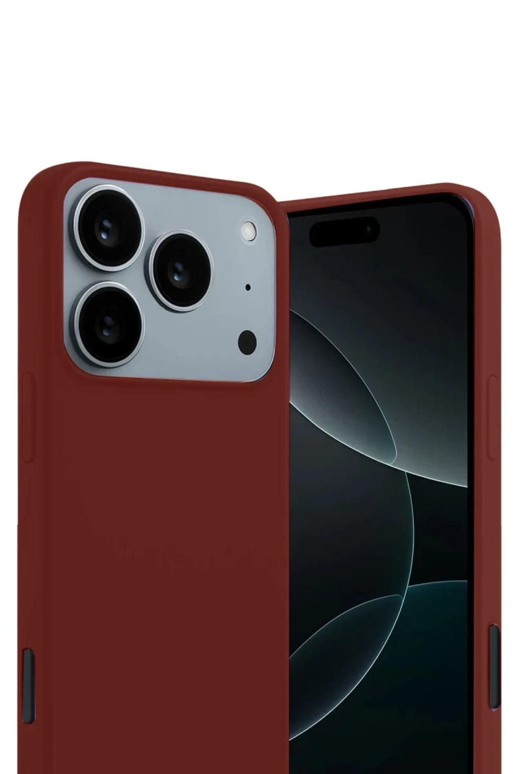 Apple iPhone 17 Pro Uyumlu First Silikon - Bordo