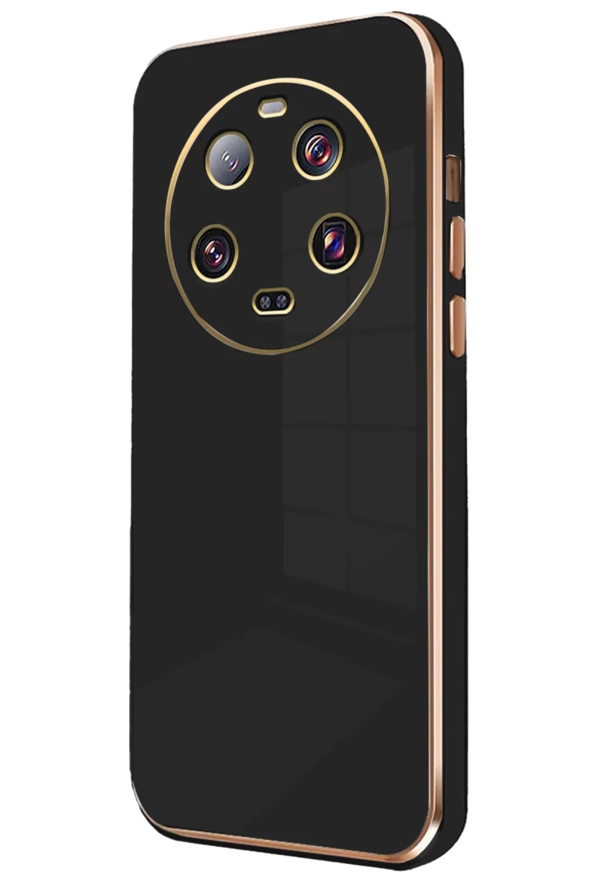 Xiaomi Mi 14 Ultra Uyumlu Kılıf Volet Silikon - Siyah