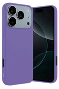Apple iPhone 17 Pro Max Uyumlu First Silikon - Lila
