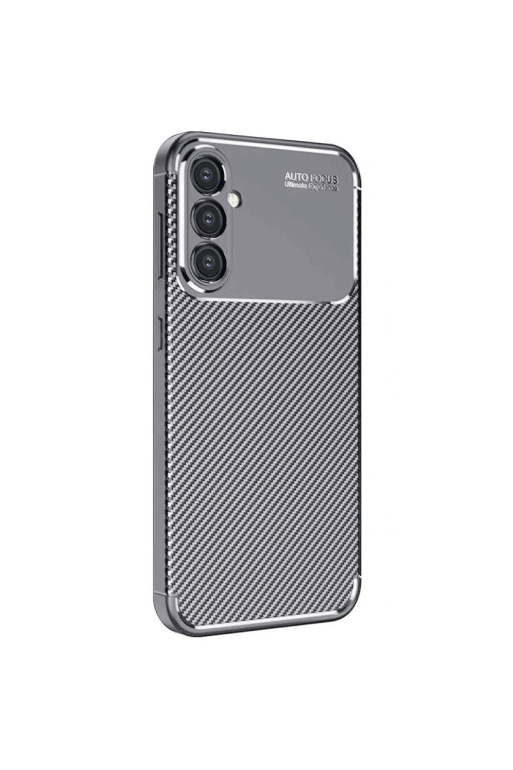 Samsung Galaxy A26 Uyumlu Kılıf Auto Focus Karbon Kapak - Gri
