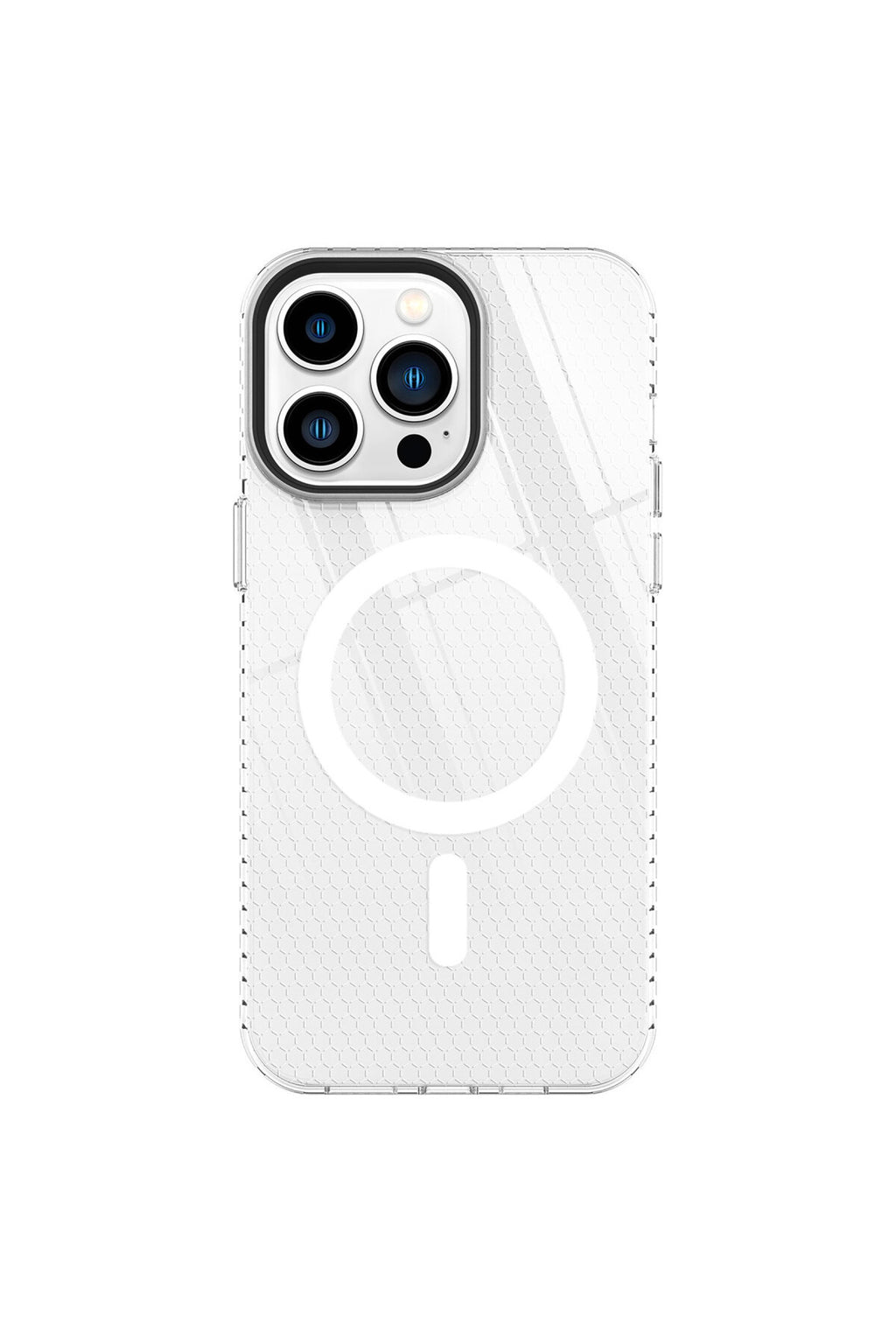 Apple iPhone 14 Pro Uyumlu Kılıf Beta Magneticsafe Silikon - Şeffaf
