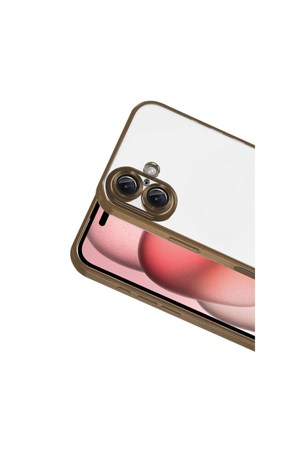 Apple iPhone 17 Uyumlu Lensli Silikon - Çöl Titanyum