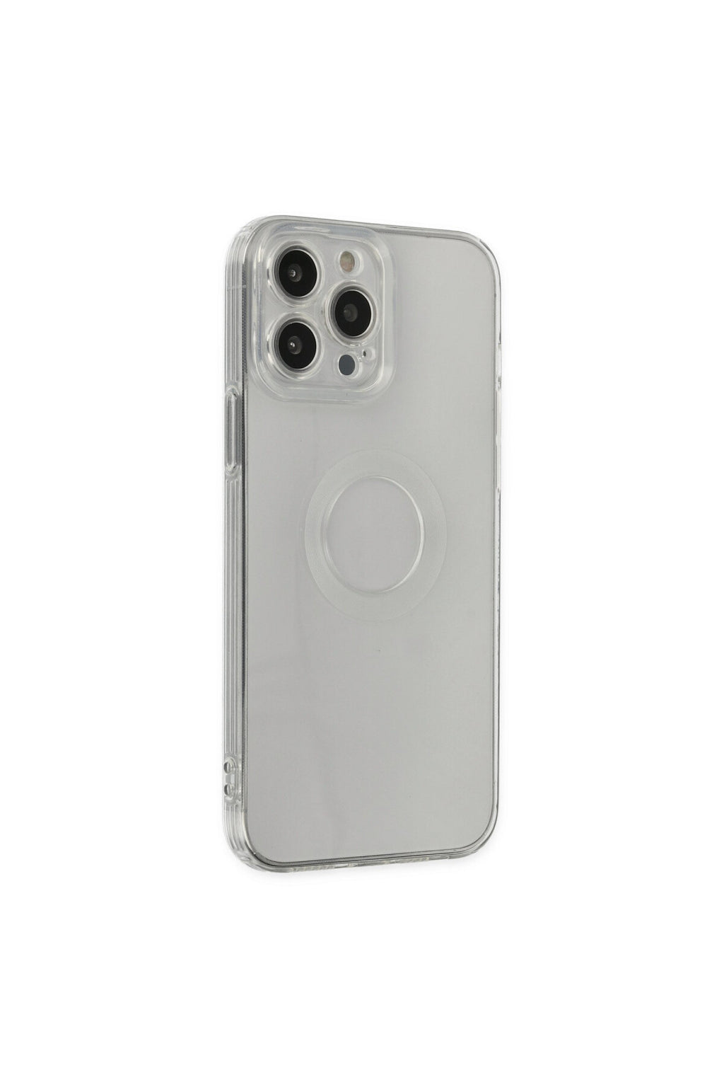 Apple iPhone 14 Pro Max Uyumlu Kılıf Santa Lens Silikon - Şeffaf