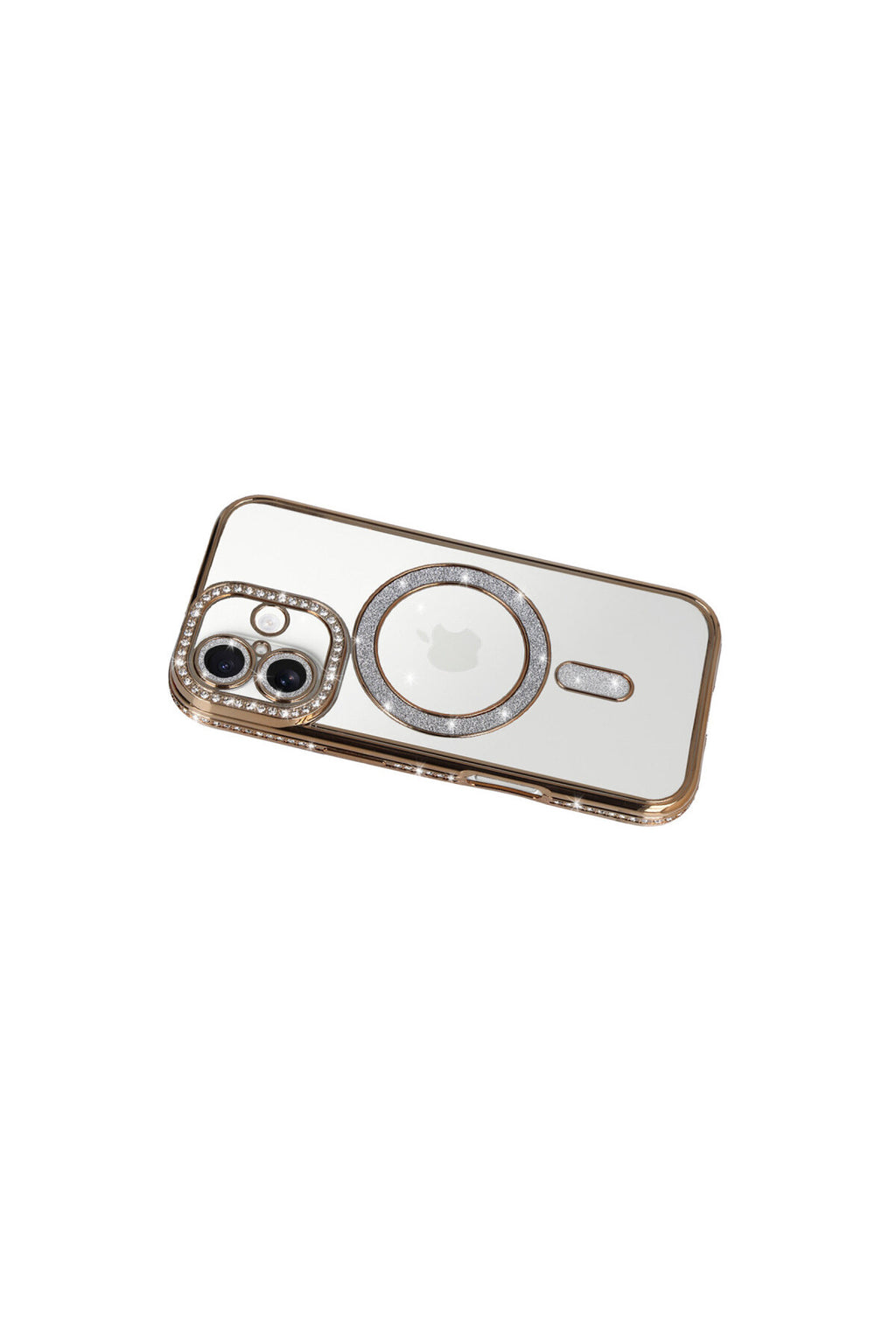 Apple iPhone 17 Uyumlu Joke Simli Magneticsafe Kılıf - Gold