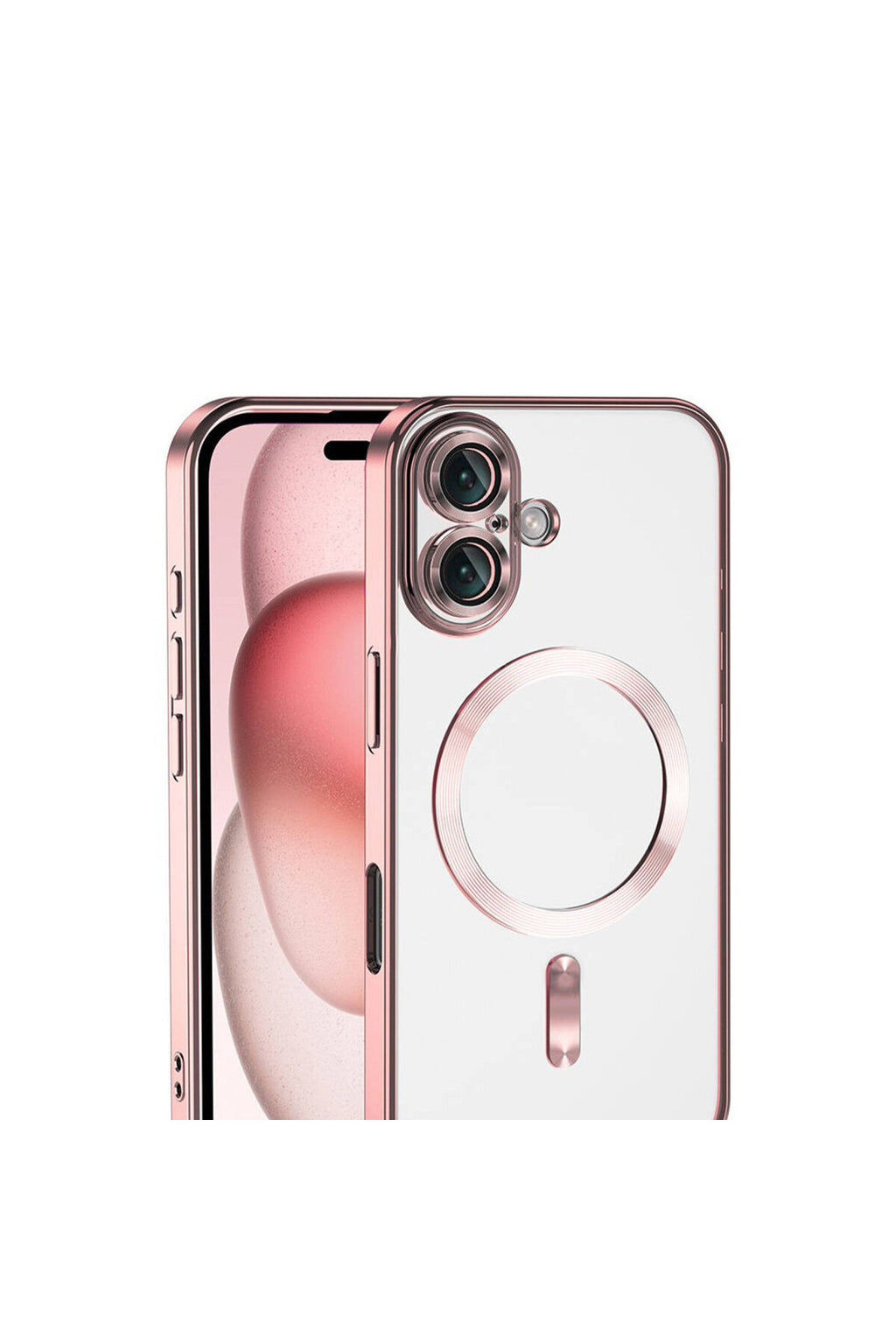 Apple iPhone 17 Uyumlu Kross Magneticsafe Kapak - Rose