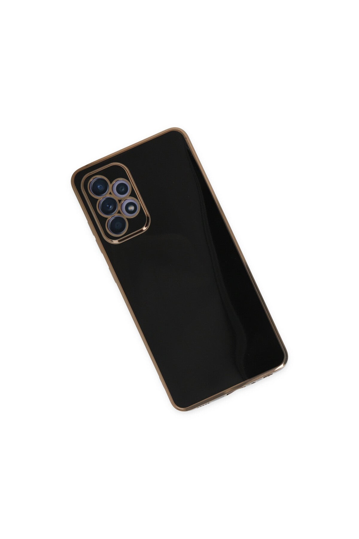 Samsung Galaxy A52 Uyumlu Kılıf Volet Silikon - Siyah