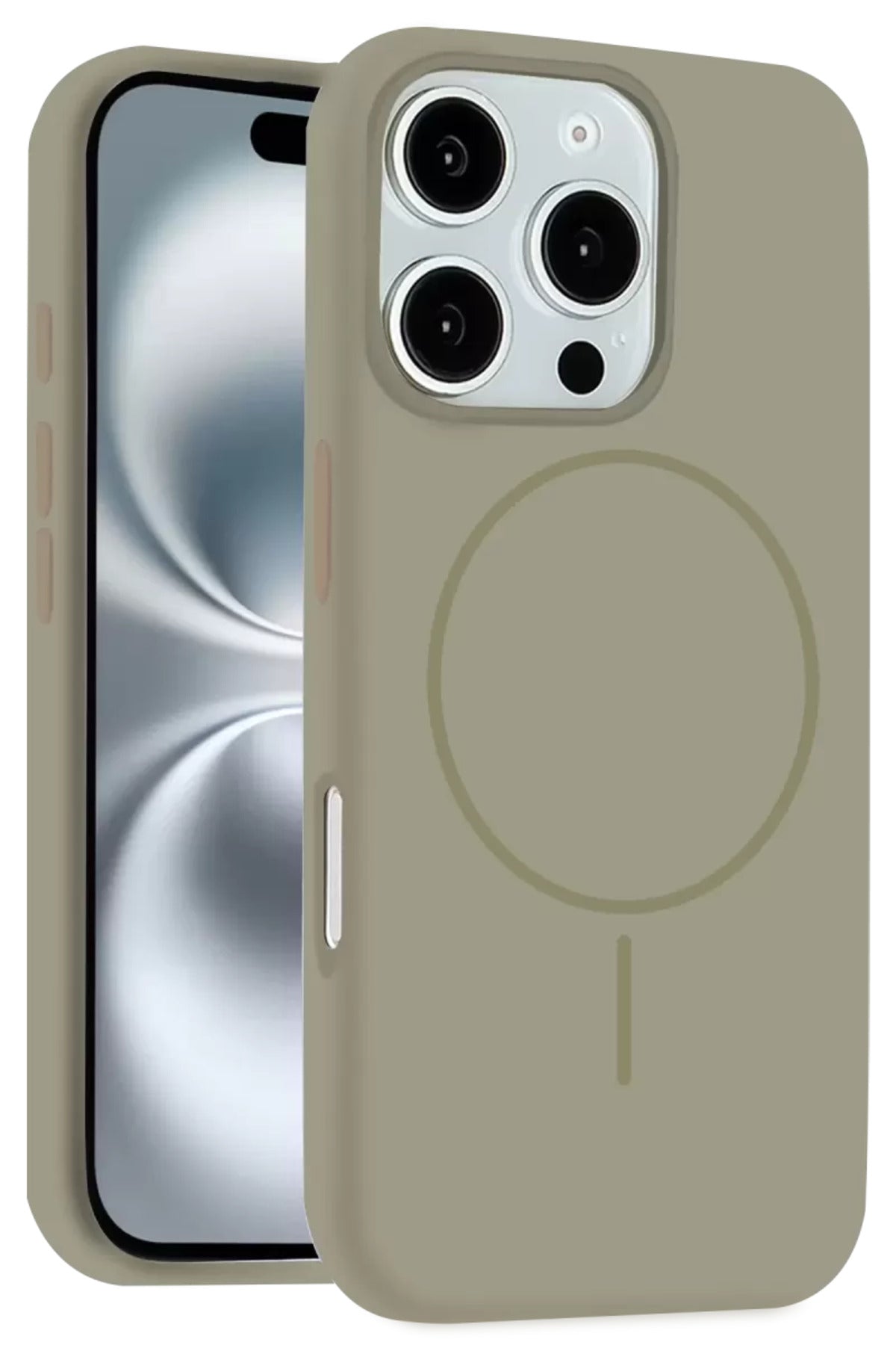 Joko Apple iPhone 16 Pro Max Uyumlu Kılıf Jully Magsafe Kapak - Çöl Titanyum