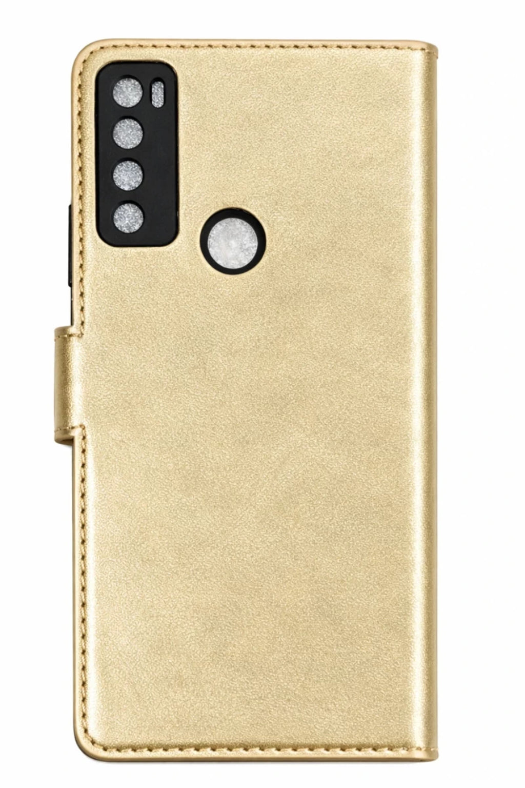 TCL 20 SE Uyumlu Trend S Plus Kapaklı Kılıf - Gold