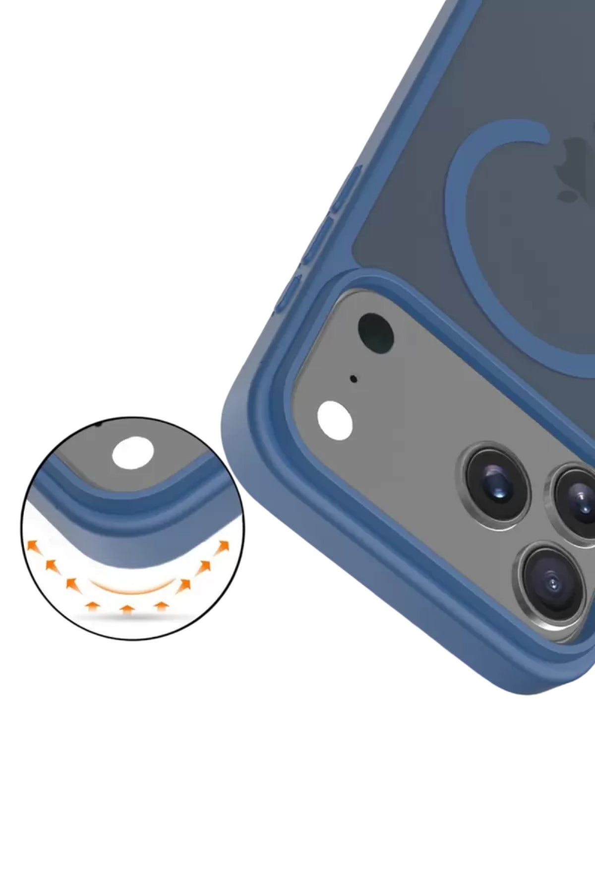 Joko Apple iPhone 17 Pro Max Uyumlu Jota Magsafe Kapak - Lacivert