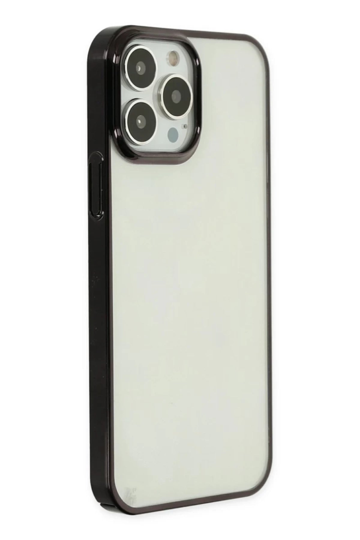 Apple iPhone 14 Pro Max Uyumlu Kılıf Element Silikon - Siyah