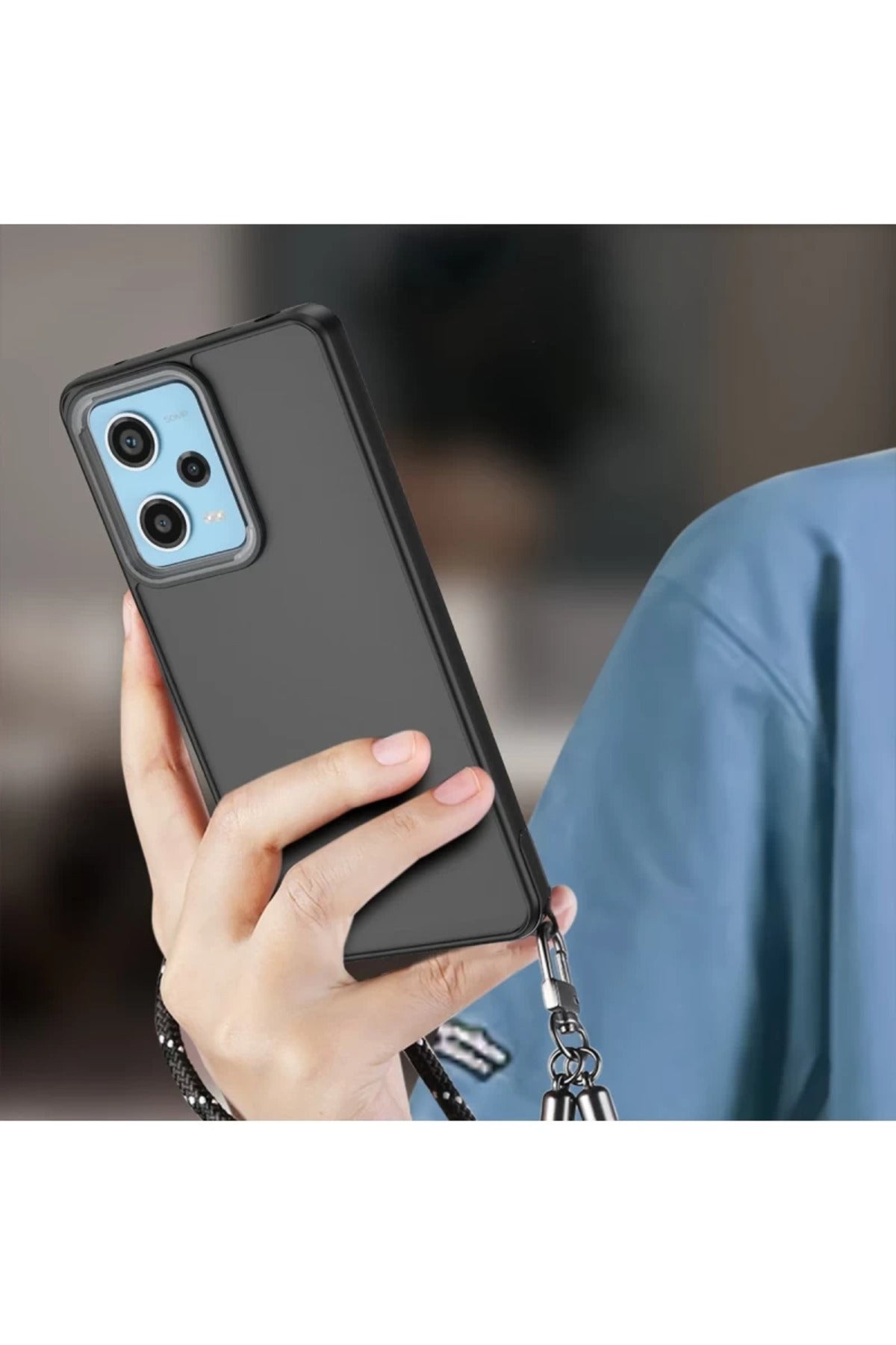 Xiaomi Redmi 13 4G Uyumlu Kılıf Elegant Kapak - Siyah